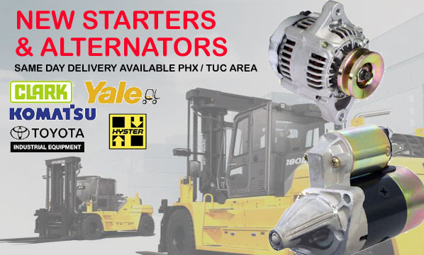 Forklift Alternators and Starters, Build in the Usa