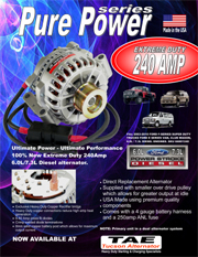 TAE Pure Power Series ford alternator